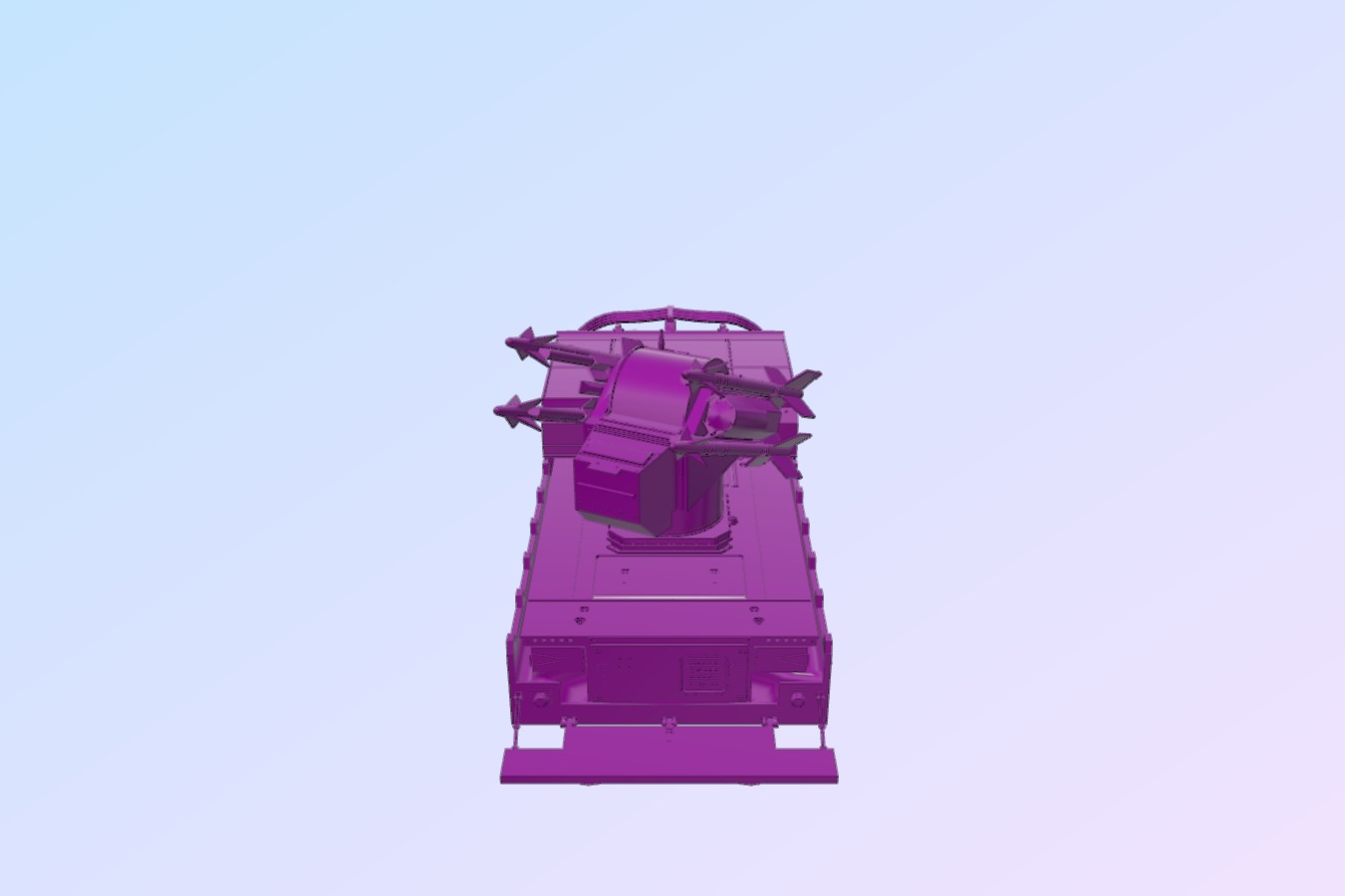 Anti-aircraft unit M730A1 tank