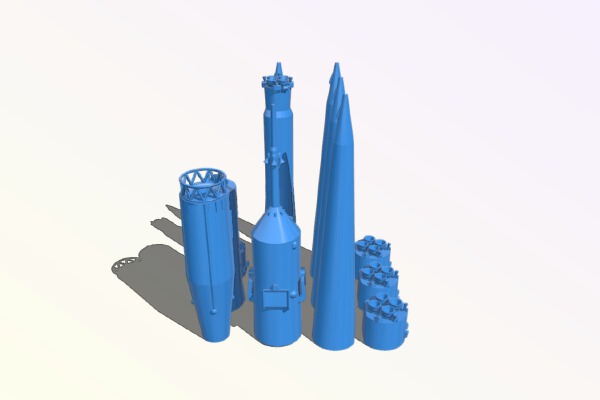 Soyuz Rocket | 3d print model