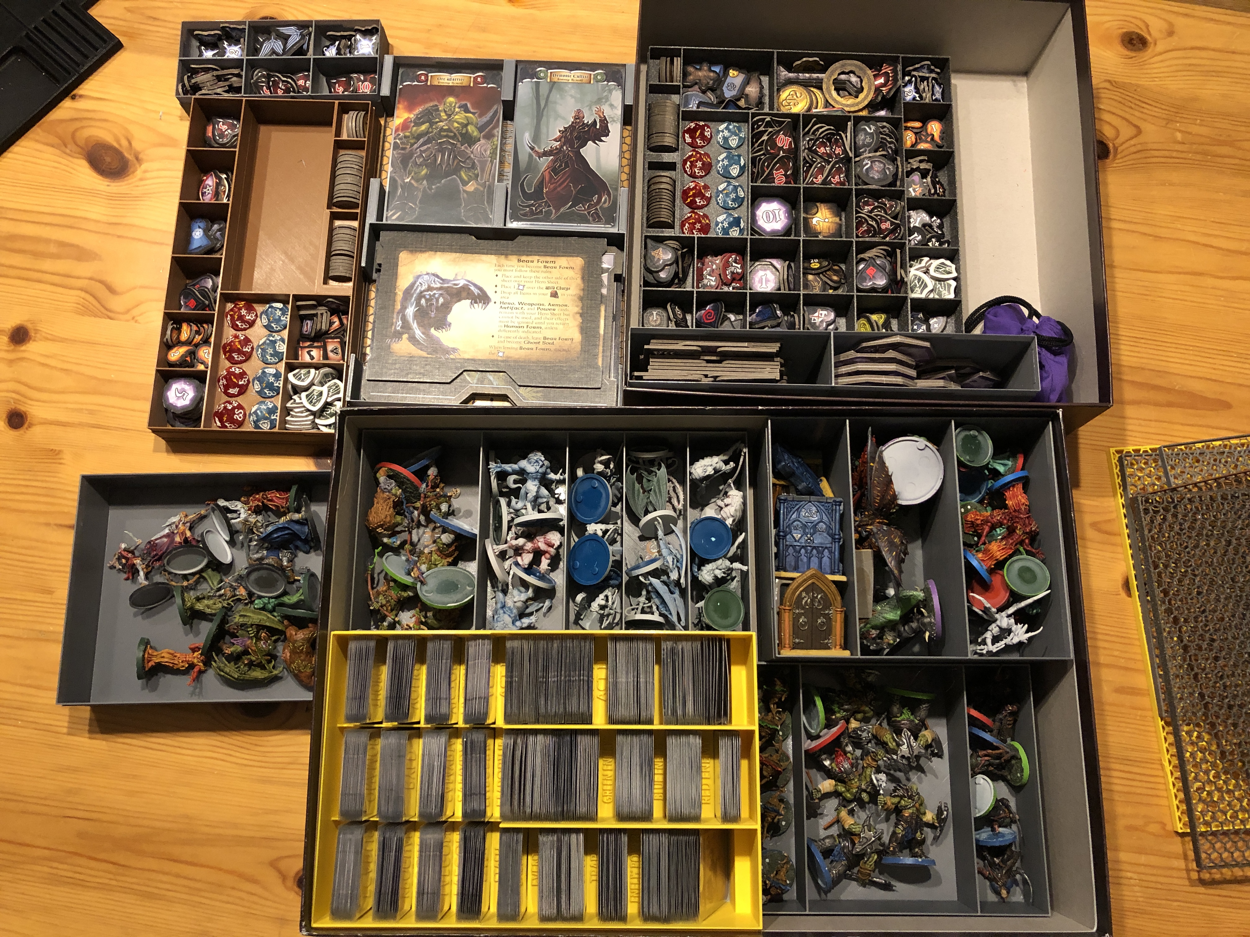Sword & Sorcery Retail insert (Core game, Arcane Portal, Darkness Falls)