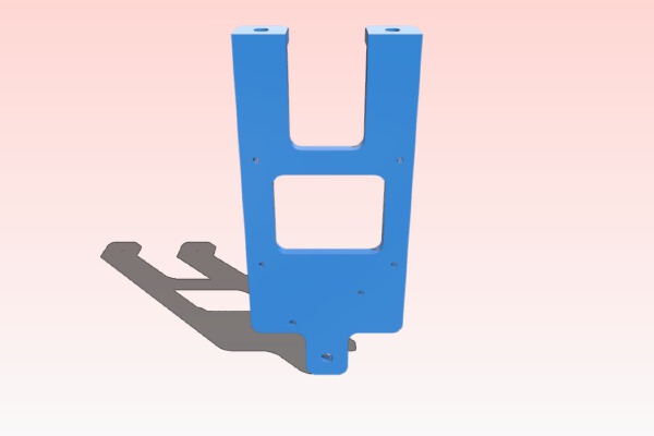 Raspberry Pi3 and LM2596 frame mount | 3d print model