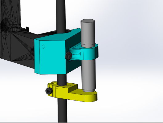 Support capteur déporté discoeasy200 (coté droit) | 3d print model