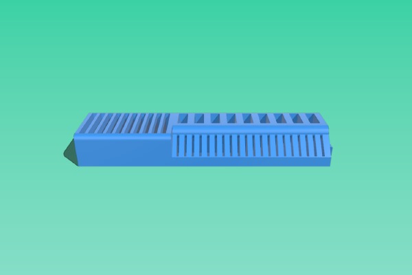  Customized USB stick and SD card holder | 3d print model