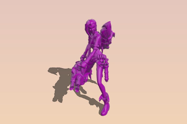 JInx with pose | 3d print model