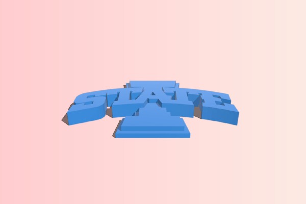 Iowa State University Logo | 3d print model