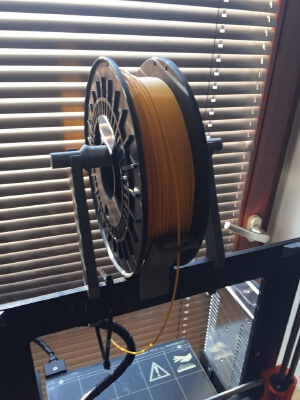 Another Prusa Mk2 spool holder and filament guide | 3d print model