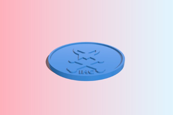 Official I Heart Chaos logo coin | 3d print model