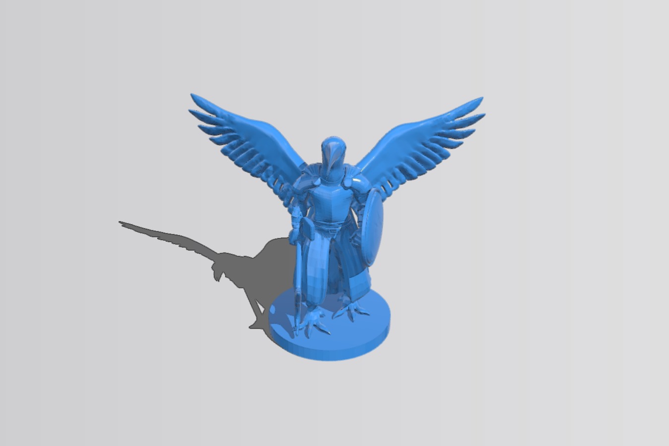 Tucati Warrior with axe (Toucan Aarakocra)