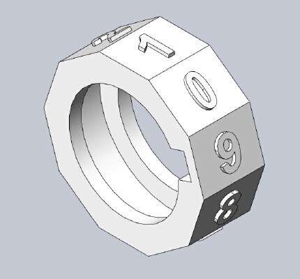 Kryptex, Cryptex | 3d print model