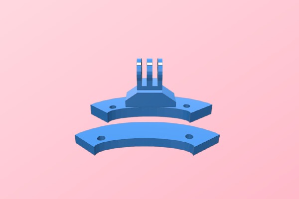 Jaz Stands - Brow mount v3 | 3d print model