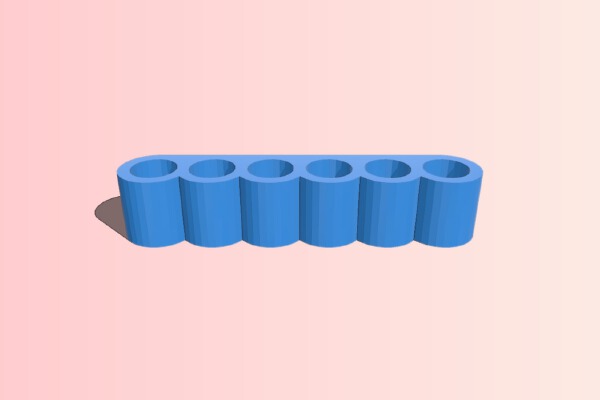 Magnetic pen holder | 3d print model