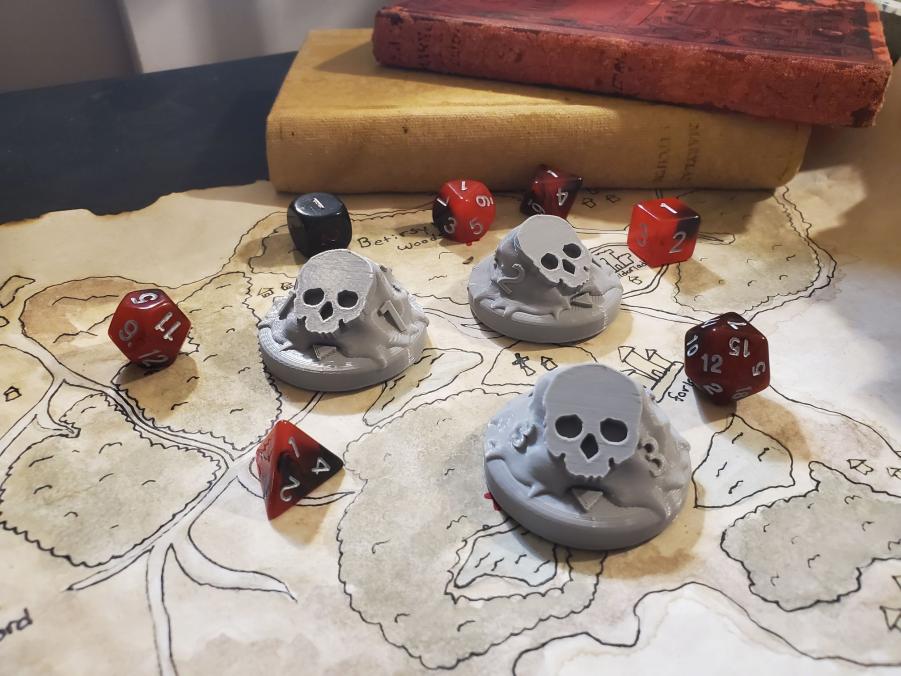 D&D Enemy Tokens (With numbers and direction indicator)
