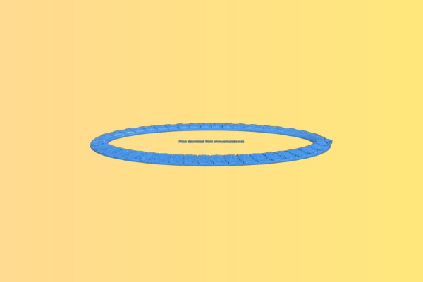 Picture frame or mirror – oval | 3d print model