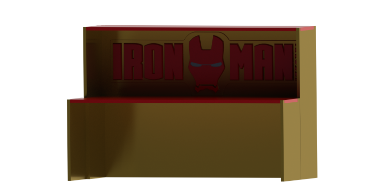 Iron Man collectible display shelf riser | 3d print model