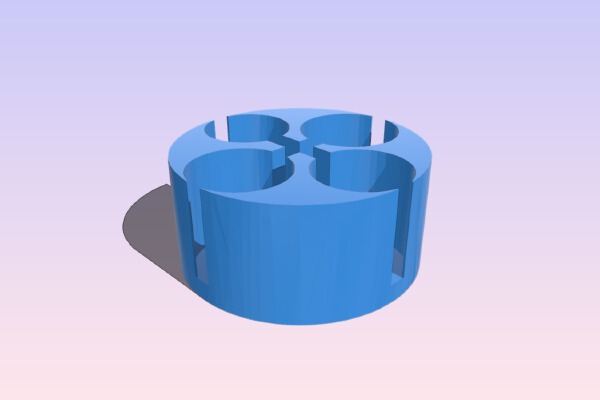 Euro Münzhalter coin holder VW EOS | 3d print model