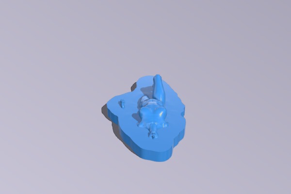 Female in water | 3d print model