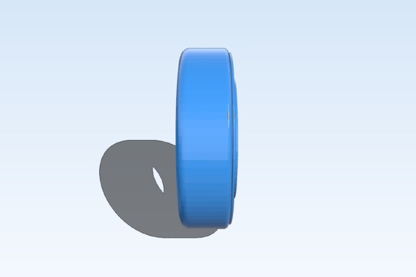 Bearing with Tapered Roller | 3d print model