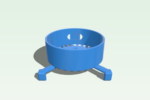 Echo Dot holder for 9 cm Speaker | 3d print model