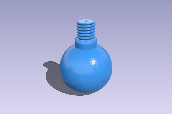 Light-bulb light pull thing | 3d print model