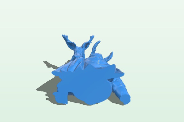 ODIN sculpture (top part) | 3d print model