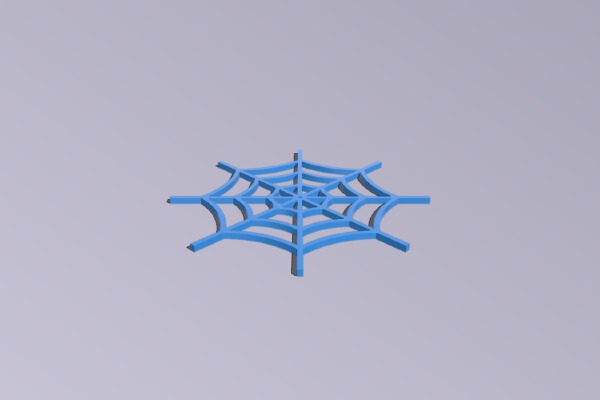spider web clock | 3d print model