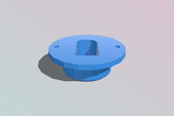 XT60 Female Panel mount | 3d print model