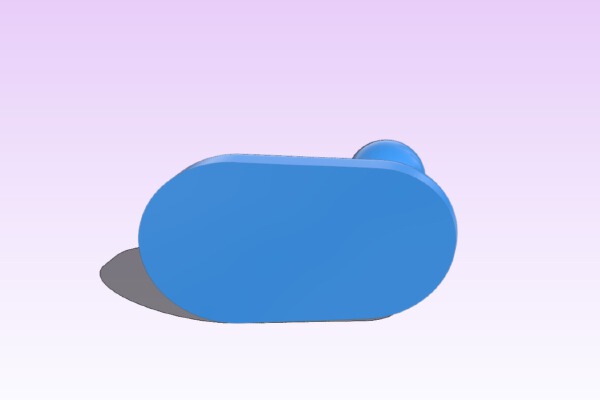 Hook(with 3M Command Medium Hooks) | 3d print model