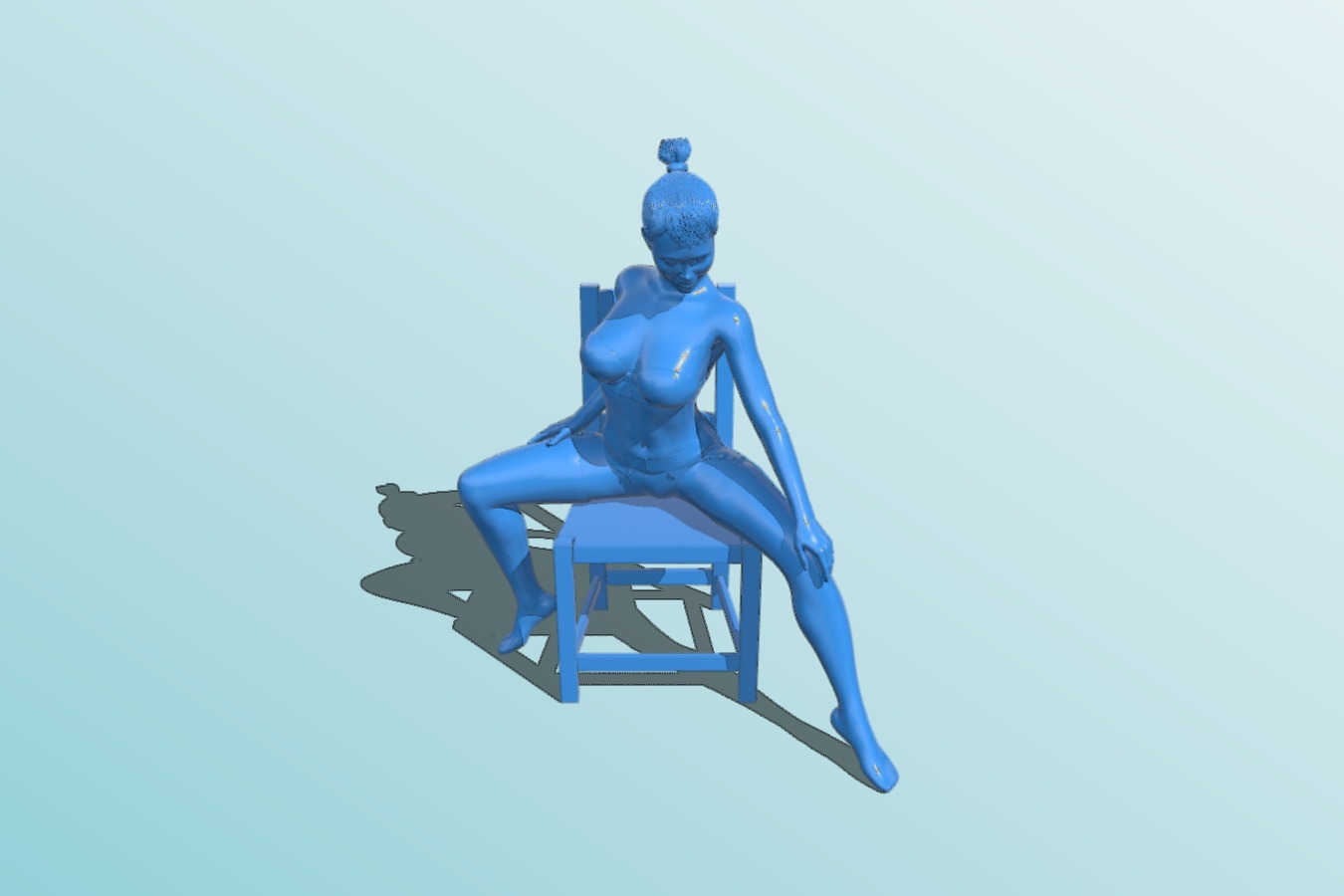 Chair dance girl