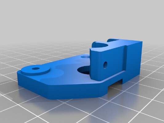 Wanhao i3 extruder plate for flex plastics | 3d print model