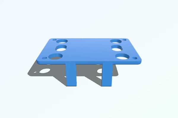 OMP-AC Radio Bracket (FRC) | 3d print model