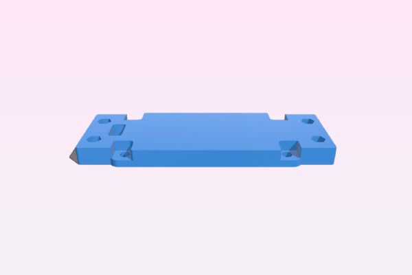 Servo lower cover | 3d print model