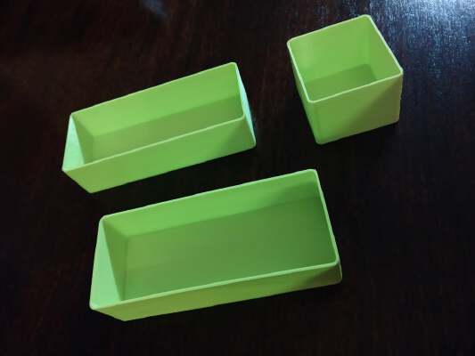 Customizable open storage box | 3d print model