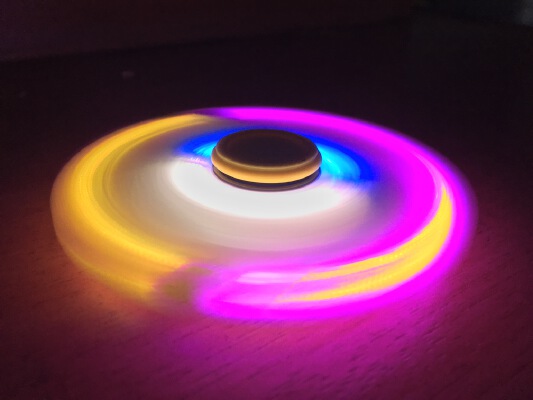LED finger spinner | 3d print model