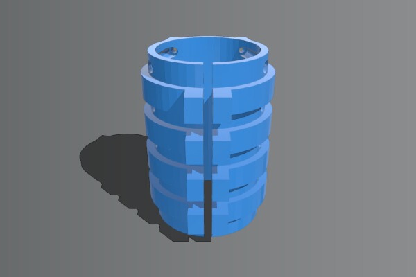 MPCNC China Spindel 1,5 kw holder | 3d print model