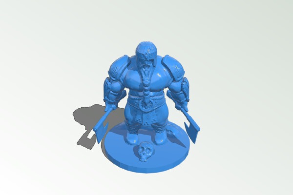 Dwarf Miniature - Roidax the swole, son of Gymbro of the Iron Pumpers clan | 3d print model