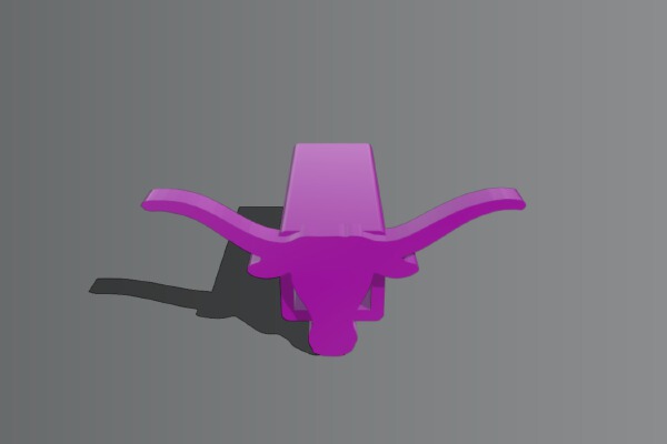 UT Hitch Cover | 3d print model