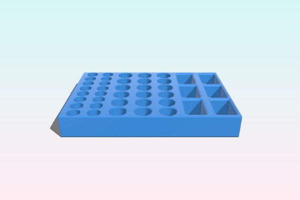 Battery holder for AA, AAA and 9V batteries | 3d print model