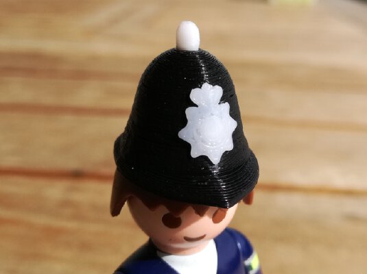 Playmobil UK Police Helmet | 3d print model