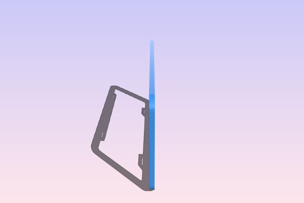 Pontiac license plate frame | 3d print model