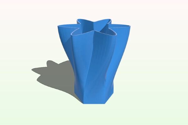 Vase sixstars | 3d print model