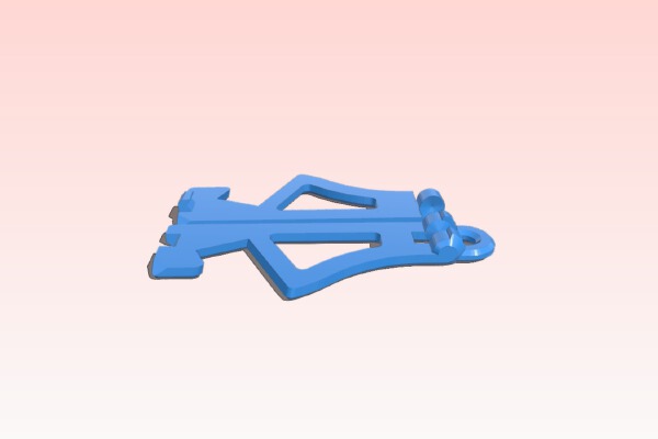 Phone Stand Keychain (Fast Print) | 3d print model