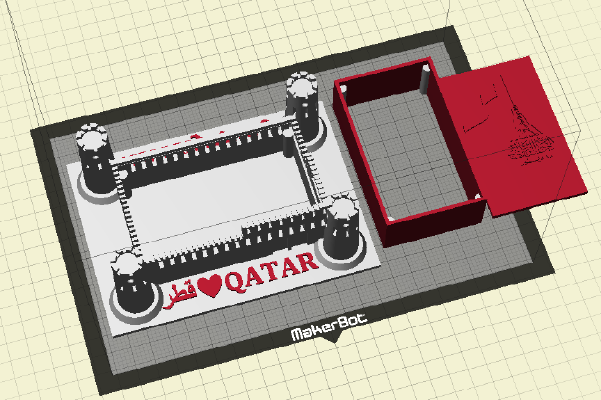 Qatar National Day Gift Box | 3d print model