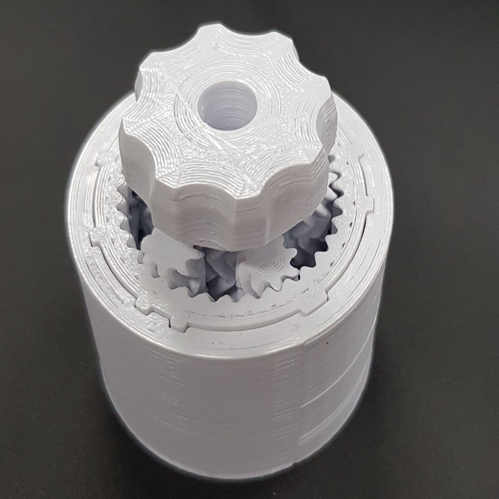 Planetary Gear Puzzle Box