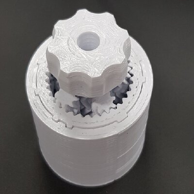 Planetary Gear Puzzle Box | 3d print model