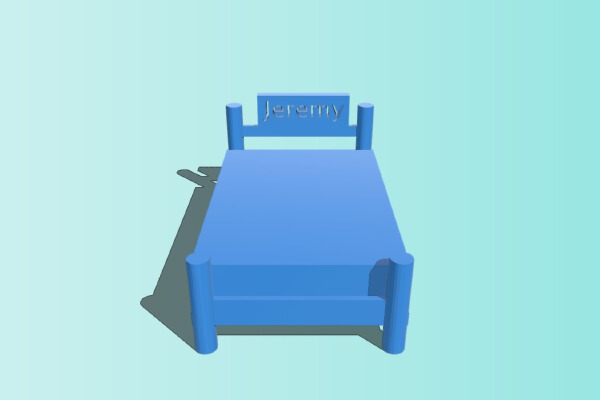 JeremyF_Bed | 3d print model