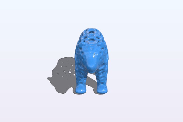 Voronoi Bear | 3d print model