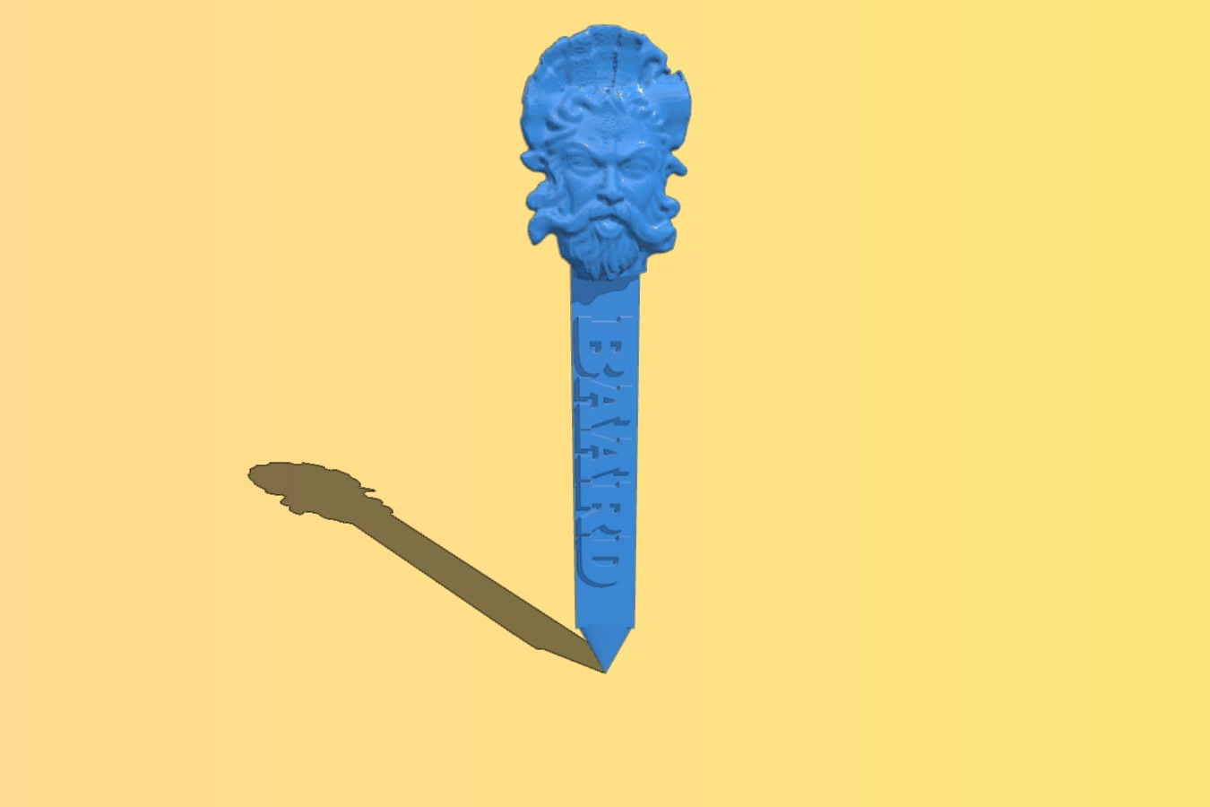 Beard bookmark