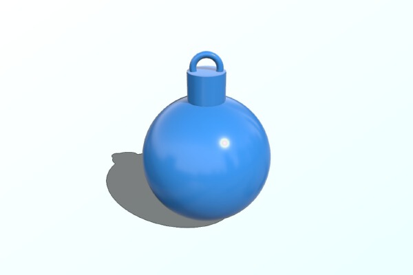 Christmas tree ball | 3d print model