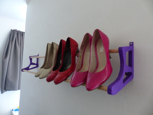 high-heeled shoe storage | 3d print model