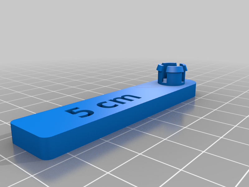 Flames of War folding metric units movement ruler (from 25 to 50 cm)