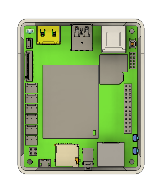 LattePanda Case with Heatsink Support | 3d print model